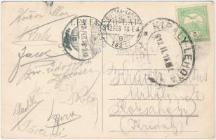 1912 Maluzsina, Maluziná (Liptószentmiklós); Lécgyár / Leistenfabrik / wood molding factory + "...