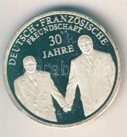 NSZK DN "30 éves a német-francia barátság" Ag 20g T:PP