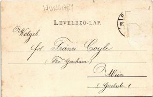 1899 (Vorläufer) Pozsony, Pressburg, Bratislava; vasúti alagút híd, vonatok / Neue Tunnelstrasse / n...