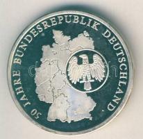 NSZK DN "30 éves a német-francia barátság" Ag 20g T:PP