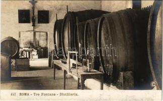 Roma, Rome; Tre Fontane Distilleria / distillery, interior (fl)