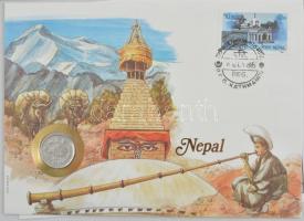 10db-os érmés boríték tétel, mind különféle és német nyelvű tájékoztatóval, benne: Egyenlítői Guinea...