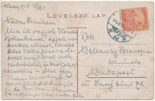 1918 Kassa, Kosice; Kossuth Lajos utca, Heilman Henrik üzlete / street, shop (EK)