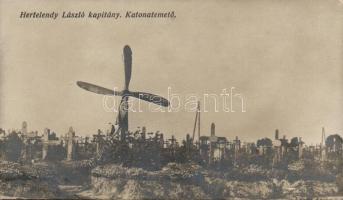 Military cemetery, grave of captain Hertelendy