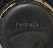 Király: Hólyagos díszváza. Mázas kerámia. jelzet hibátlan 20 cm