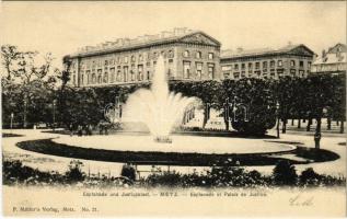 Metz, Esplanade und Justizpalast / Esplanade et Palais de Justice / Palace of Justice (fa)