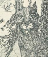 Balla Margit (1947-): Macskalét, rézkarc, papír, jelzett, hátoldalon pecsételt, felcsavarva, 21×14 c...