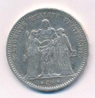 Franciaország 1875A 5Fr Ag, normál verdejel T:2- France 1875A 5 Francs Ag, normal mintmark C:VF Krause KM# 820.1