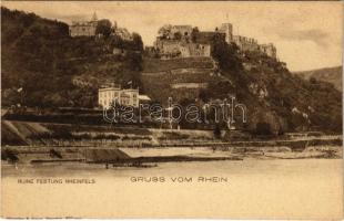 Sankt Goar, Ruine Festung Rheinfels / castle ruins (cut)