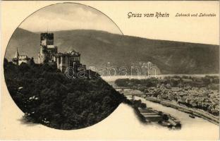 Lahnstein, Burg Lahneck / castle (cut)