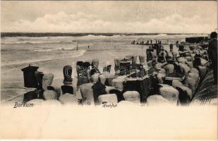 Borkum, Hochflut / beach, high tide