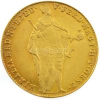 1848. Dukát Au "V. Ferdinánd" (3,47g/0.989) T:1-,2 karc / Hungary 1848. Ducat Au "Fer...