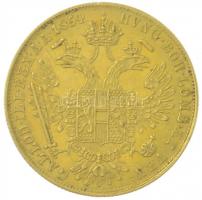 Ausztria 1854A Dukát Au "Ferenc József" (3,48g/0.986) T:2 / Austria 1854A Ducat Au "F...