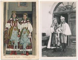 2 db RÉGI erdélyi népviseletes képeslap Torockóról / 2 pre-1945 Transylvanian folklore motive postcards from Rimetea