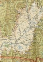 1944 Székelyföld térképe (1942. június 10-i határokkal), 1 : 200.000, M. Kir. Honvéd Térképészeti In...