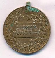 1898. "Jubileumi Emlékérem a Fegyveres Erő Számára / Signum memoriae (AVSTR)" aranyozott b...