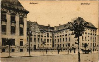 Kolozsvár, Cluj; Marianum. Vasúti levelezőlapárusítás 67. 1918. / girl school