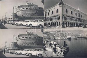 150 db postatiszta modern külföldi városképes lap