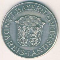 NSZK DN "Landsberg" Ag 40g érdemérem T:1