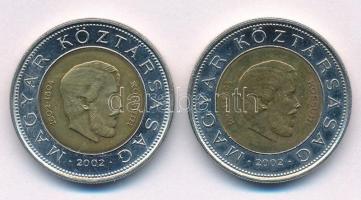 2002. 100Ft "Kossuth" (2x) T:2 patina, karc Adamo FOEM1