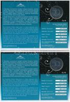 2005. 50Ft Cu-Ni "15 éves a Nemzetközi Gyermekmentő Szolgálat" (2x) elsőnapi veret sorszám...