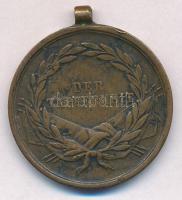 1914. "Ferenc József Bronz Vitézségi Érem / Der Tapferkeit" bronz kitüntetés mellszalag né...