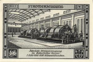 Német Birodalom/Weimari Köztársaság/Bitterfeld 1921. 75Pf (6x) 6klf darab, teljes sor T:I