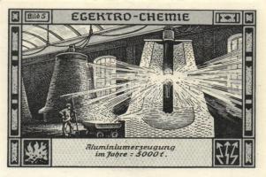 Német Birodalom/Weimari Köztársaság/Bitterfeld 1921. 75Pf (6x) 6klf darab, teljes sor T:I