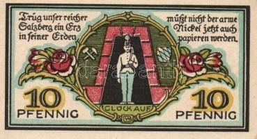 Német Birodalom/Weimari Köztársaság/Berchtesgaden 1920. 10Pf + 20Pf (2x) + 50Pf + 1M összesen 5klf darab, teljes sor T:I