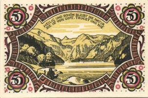 Német Birodalom/Weimari Köztársaság/Berchtesgaden 1920. 10Pf + 20Pf (2x) + 50Pf + 1M összesen 5klf d...