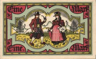 Német Birodalom/Weimari Köztársaság/Berchtesgaden 1920. 10Pf + 20Pf (2x) + 50Pf + 1M összesen 5klf d...