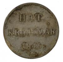 1849NB 6kr Ag T:2- patina, karc
Adamo B3