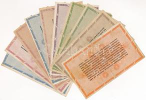 1946. 10.000AP + 50.000AP (2xklf) + 100.000AP (2xklf) + 500.000AP + 1.000.000AP (2xklf) + 10.000.000...