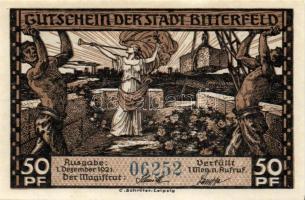 Német Birodalom/Weimari Köztársaság/Bitterfeld 1920. 50Pf (6x)összesen 6klf darab, teljes sor T:I