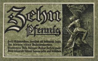 Német Birodalom/Weimari Köztársaság/Goslar 1923. 10Pf + 25Pf + 50Pf összesen 3klf darab, teljes sor ...