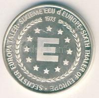 NSZK 1973. "Hatodik Európa-tallér" Ag 26g T:PP