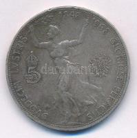 Ausztria 1908. 5K Ag "Ferenc József - Jubileum" T:3 ph., patina 
Austria 1908. 5 Corona A...