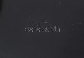 Giulia Ricci fekete bőr női táska, 37x17 cm