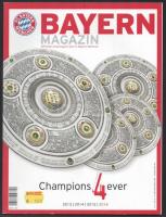 2016 FC Bayern München magazin + Fortuna Düsseldorf futball mez és kiegészítő katalógus, német nyelvű