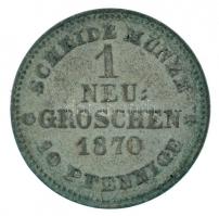 Német Államok / Szászország - Albertine 1870B 1gr Ag T:2 patina German States / Saxony - Albertine 1...