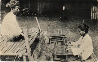 Weefster / Indonesian folklore, weaver (EB)