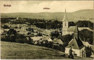 1910 Bodajk, látkép templomokkal