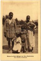 Mission du Shiré (Afrique) des Peres Montfortains. Une Famille Chrétienne / African folklore (vágott / cut)