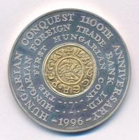 Lebó Ferenc (1960-) 1996. "MKB - Honfoglalás 1100. évfordulójára - Első magyar pénzérme / Hunga...