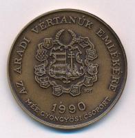 Bognár György (1944-) 1990. "MÉE Gyöngyösi Csoport - Aradi Vértanúk / Lázár Vilmos" kétold...