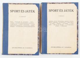 Sport és játék I. és II. sorozat. Bp., Enciklopédia Rt. Újrakötött félvászon kötés, kopottas állapotban.