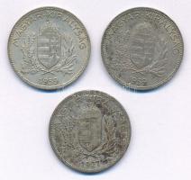 1927-1939. 1P Ag (3db/2xklf) T:2- patina
Adamo P6