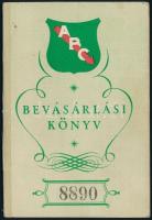 1948 ABC bevásárlási könyv, 16 p., bejegyzésekkel