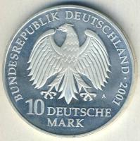 NSZK 2001A 10M Ag "750 éves a Katalin-kolostor" T:1