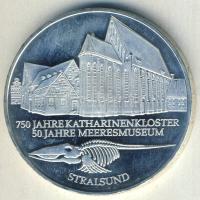 NSZK 2001A 10M Ag "750 éves a Katalin-kolostor" T:1